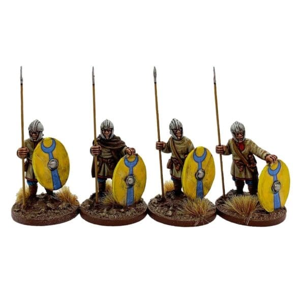 FSM 03LRM112 Late Roman Unarmoured Infantry in Helmets Standing