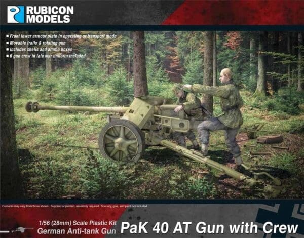 PaK 40 Anti-tank Gun with Crew