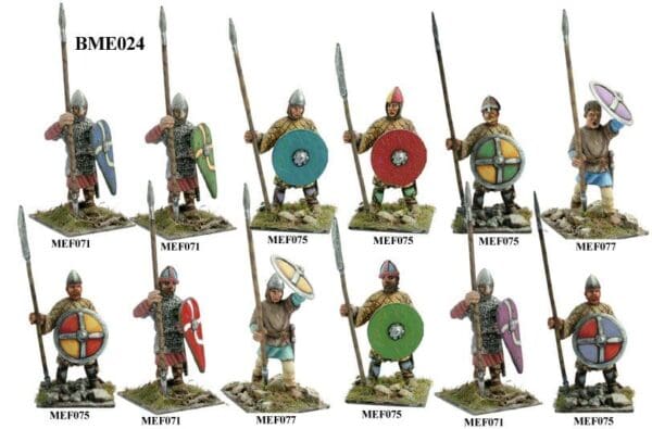 Normans or Saxons with Spears