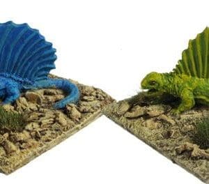 Dimetrodon and Edaphosaurus