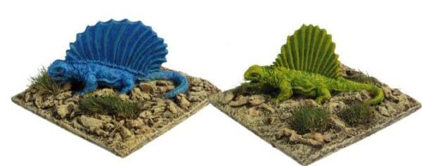 Dimetrodon and Edaphosaurus