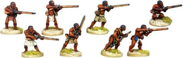 Skirmishing Tribal Musketmen