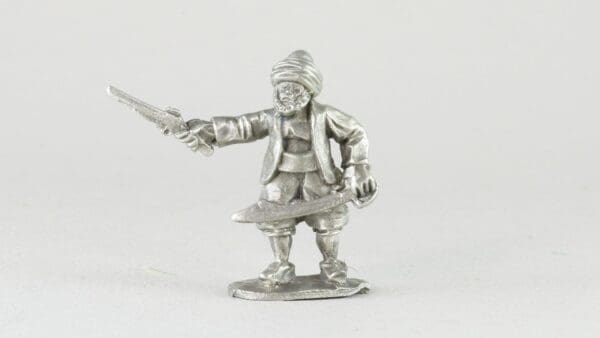 Barbary Pirate with Pistol and Scimitar III