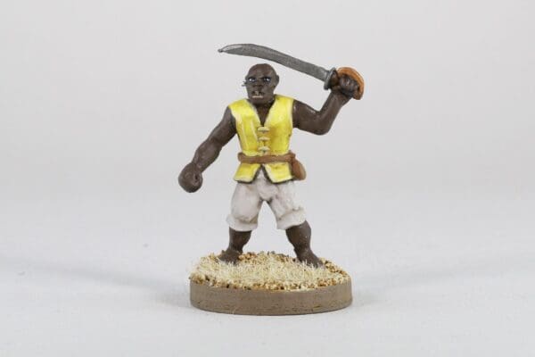 African Pirate with Sword
