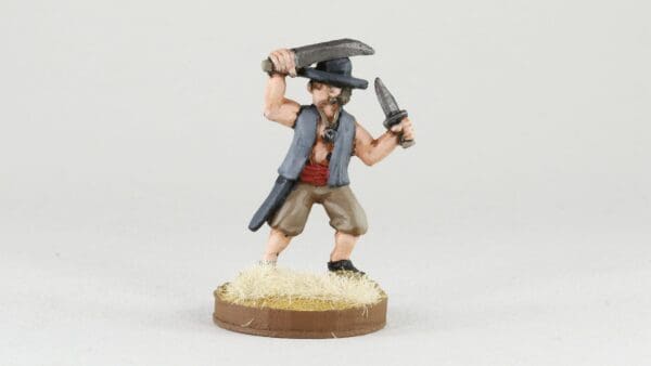 Pirate with Sword & Knife