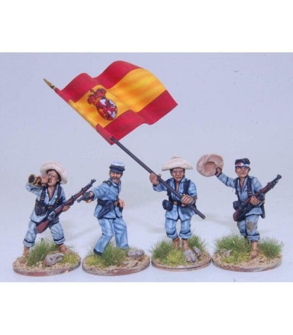 1898 FL01 Filipino Infantry Command Group, Spanish Troops