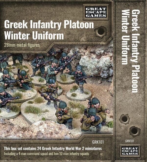 Greek Infantry Platoon - Winter Uniform