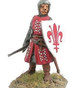 Horseless Knight w/ Skullcap, Sword & Shield