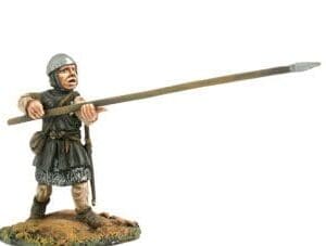 Infantryman in Skull Cap with Long Spear