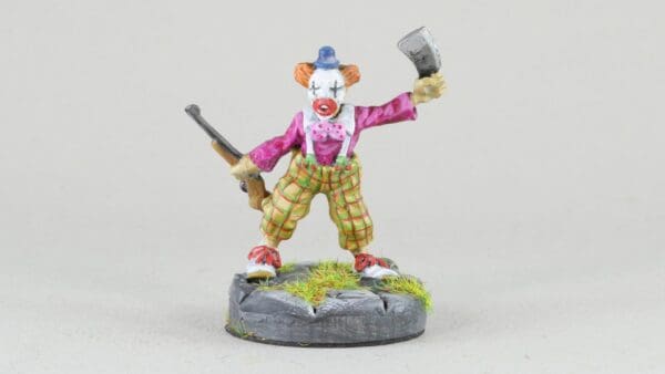 Post Apocalyptic Clown w/ Hand Weapon