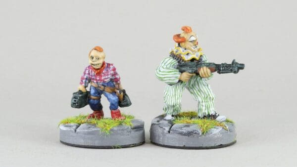 Post Apocalyptic Clown HMG Team