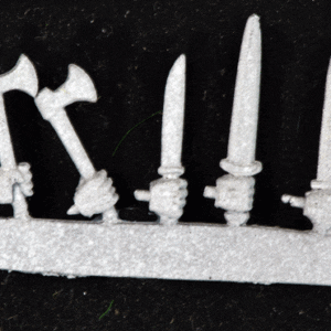 Mixed Hand Weapons with cast-on hands (10)