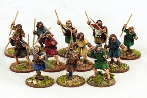 GB SI09/SH06 Irish Kerns (Levy) (Javelins) (E) - BADGER GAMES