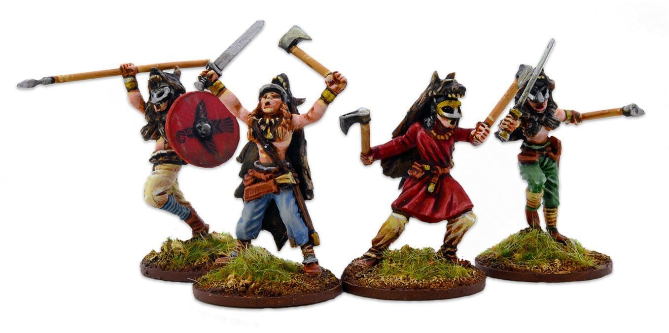 GB SSB25 Shieldmaiden Warband (4 Points) - BADGER GAMES