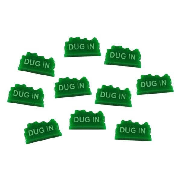 Dug In Tokens, Green (10)