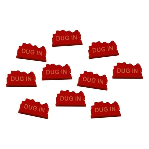 Dug In Tokens, Red (10)