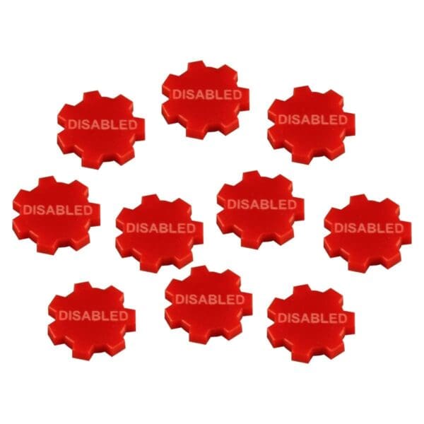 Disabled Tokens, Red (10)