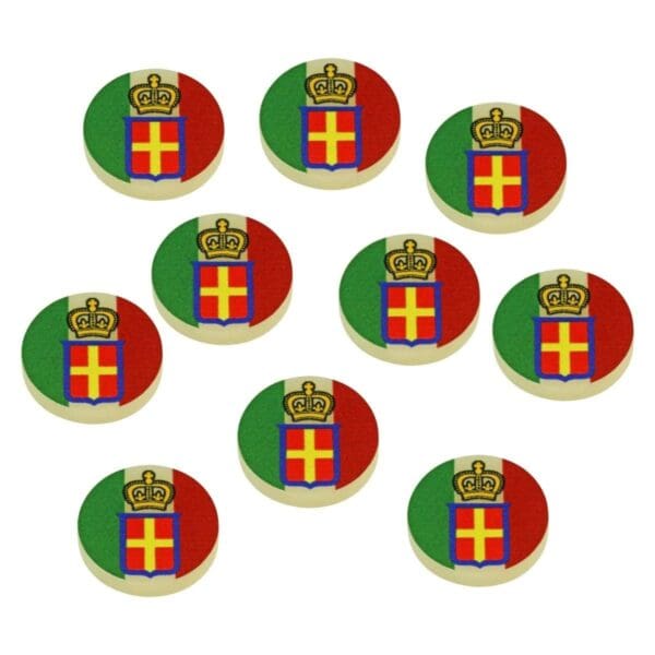 WWII North Africa Campaign Tokens, Italian Army