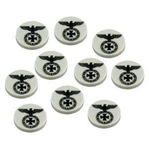 WWII North Africa Campaign Tokens, Axis Command