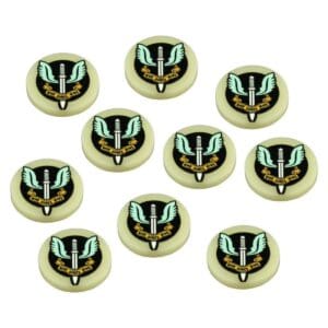 WWII North Africa Campaign Tokens, British SAS