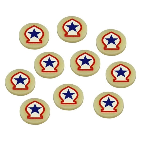 WWII North Africa Tokens, Allied Command