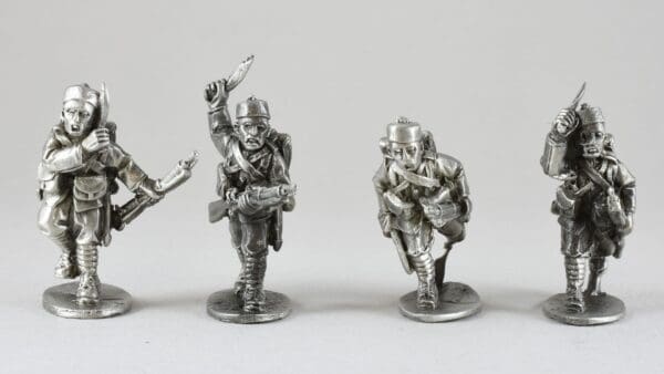 Gurkhas Charging with drawn Kukris