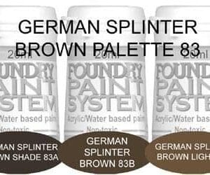 German Splinter Brown Palette