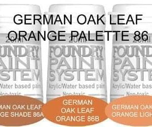 German Oak Leaf Orange Palette