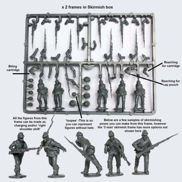 Union Infantry in Sack Coats Skirmishing 1861-1865 - Image 6