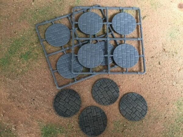 50mm Diameter Paved Effect Bases