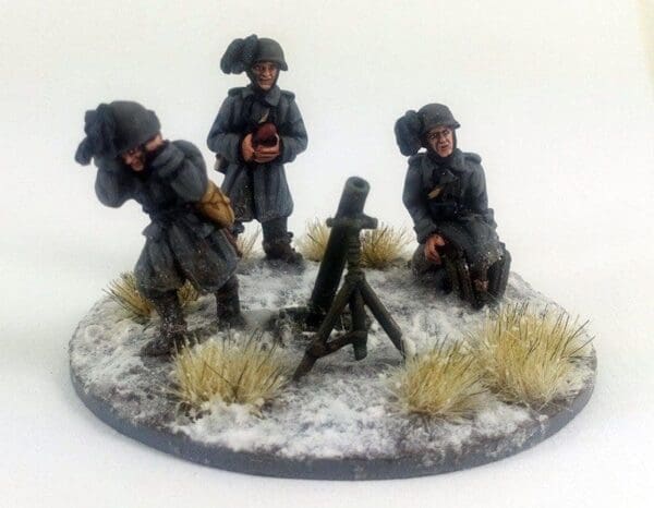 Italian Bersaglieri 81mm Mortar - Winter Uniform