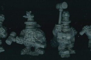 Dwarf Bear Knights on Foot with Hammers
