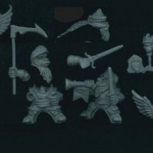 Dwarf Leib Knight Command, mounted