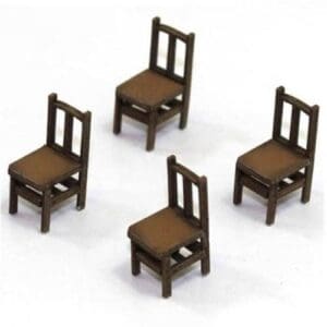 4G 28S-FAB-009M Banister Back (B) Chair