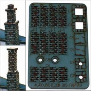 4G 28S-FAR-A9SG Slate Grey Stone Chimney Add-Ons