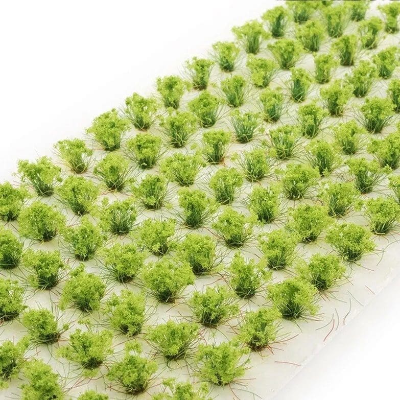 Self-Adhesive Static grass Tufts -4mm- -Light Green