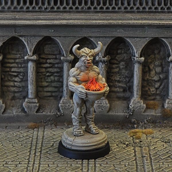 OM FS010a Demon Statue I BADGER GAMES