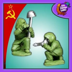 Kneeling Sniper Team in Snow Suits (2)