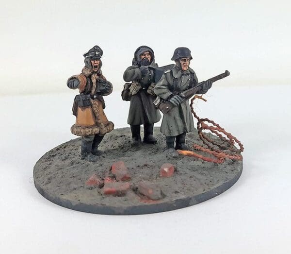 German Forward Observer Team - Winter Uniform