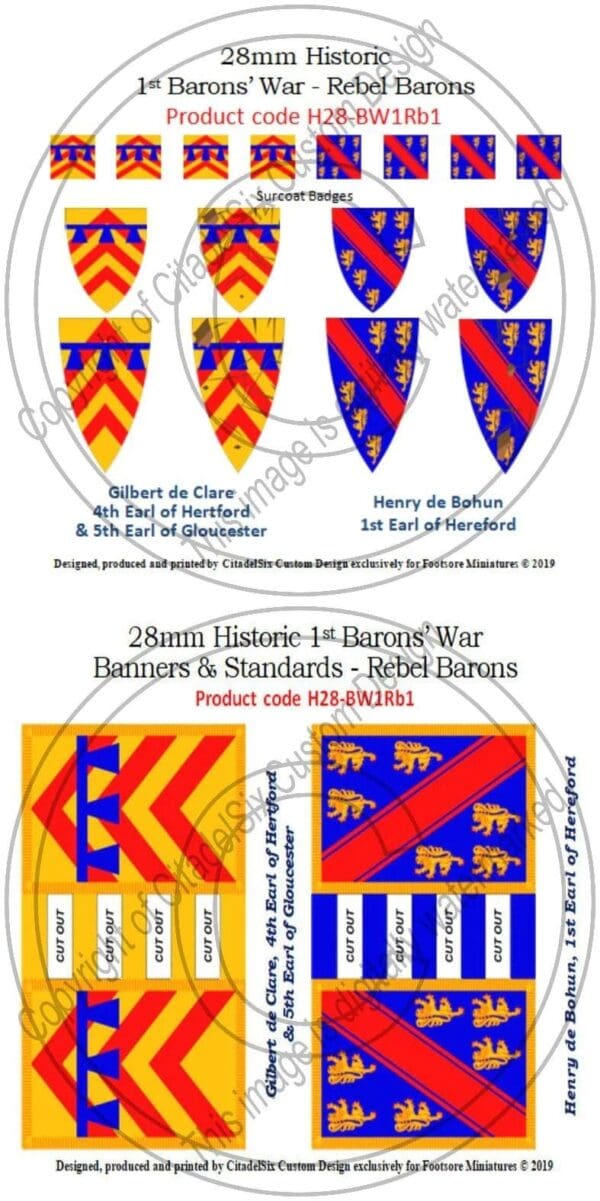 Gilbert de Clare & Henry de Bohun
