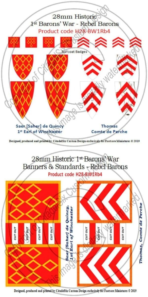 Saer de Quincy & Thomas, Comte de Perche