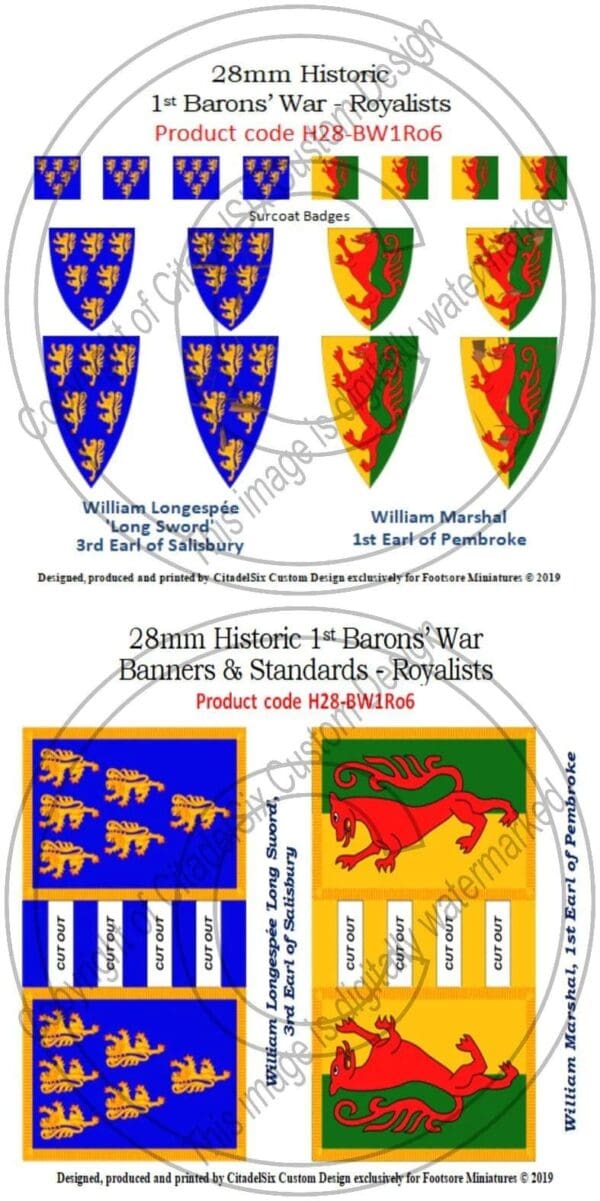 William Longespée 'Long Sword' & William Marshal