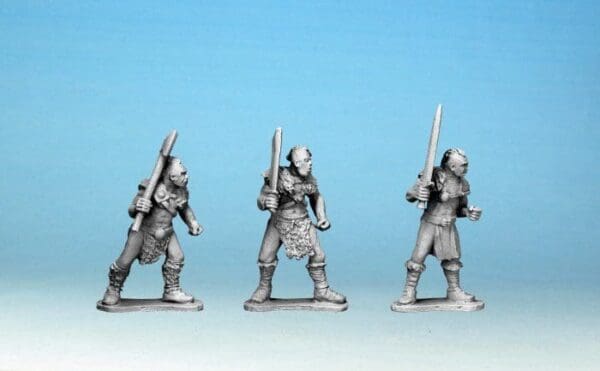 Half Orc Marauders with Hand Weapons and Shields