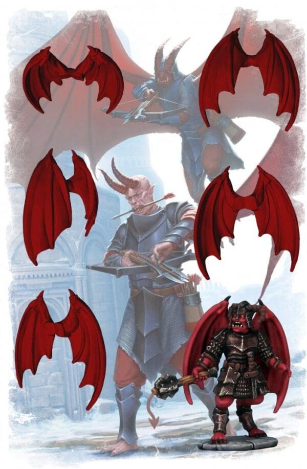 Frostgrave Demon Wings