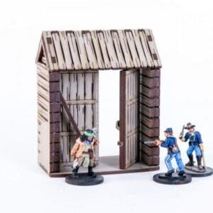 Terreno Per Wargame In Scala 28mm: Prigione Del Vecchio West, Stampato In 3D, Non Verniciato, In PLA