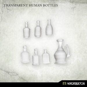 KRM KRBK090 Transparent Human Bottles