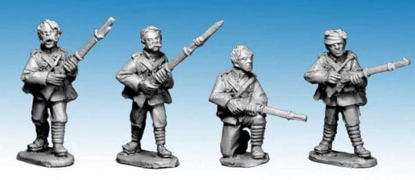 British Infantry, Bare-headed