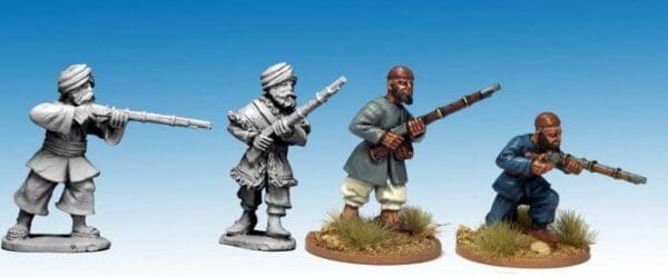 Afghans armed with Rifles