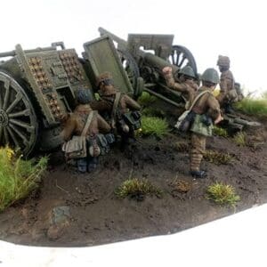 TUNUL DE CAMP 7.5cm Mod 1897 Field Gun & Crew