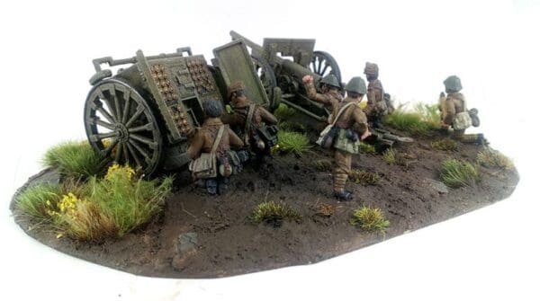 TUNUL DE CAMP 7.5cm Mod 1897 Field Gun & Crew